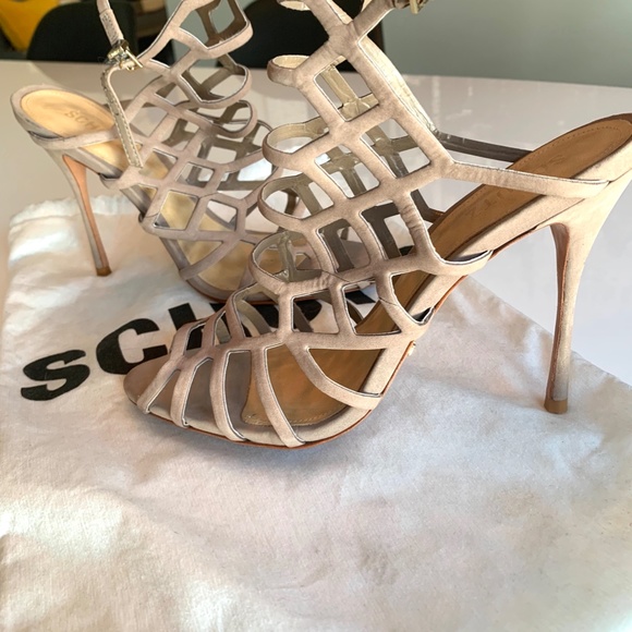 Schutz Juliana Heel Sandal in Tanino Leather - Picture 4 of 6
